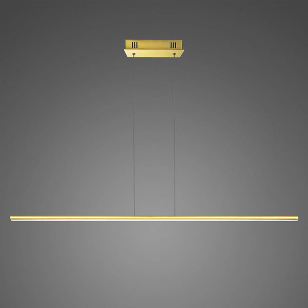 Pendelleuchte Led LINEA No.1 120 cm 4k golden Dali