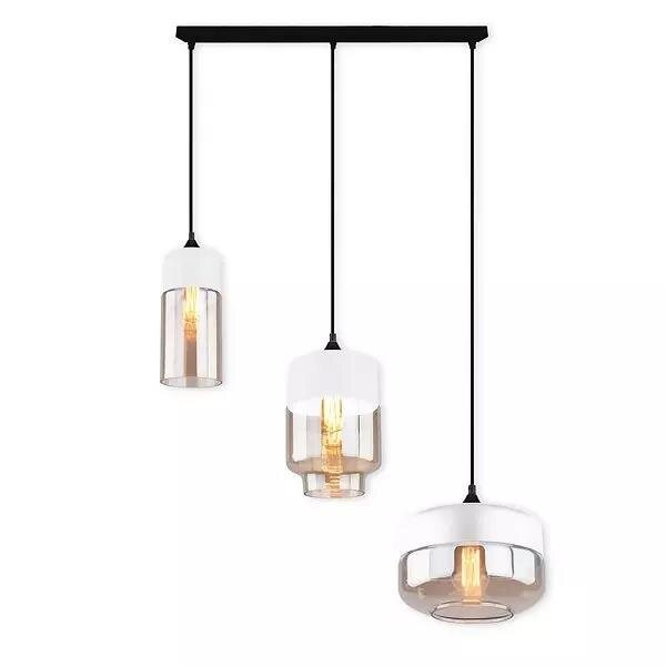 Manhattan Chic MIX  CL3 white amber - CHANDELIER