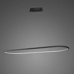 Pendant Lamp Led Ring Oval No.1 in 3k black 