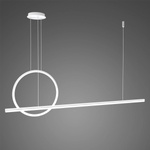 Pendelleuchte Led LINEA No.2 40cm weiss  3k Dali