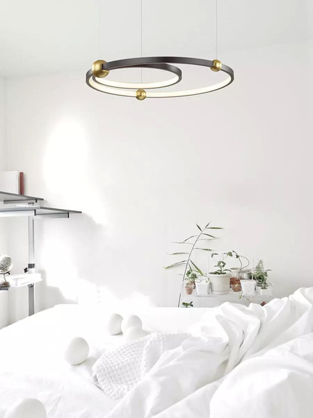 Led Pendelleuchte Aurora No.2 50 cm  3k schwarz
