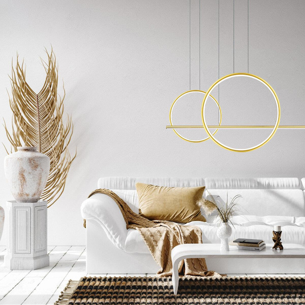 Pendelleuchte Led LINEA No.4 B 60/40cm gold 3k Dali