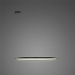 Pendant Lamp Led Ring No.1 CO Φ60 cm in 3k black dimmable Altavola Design