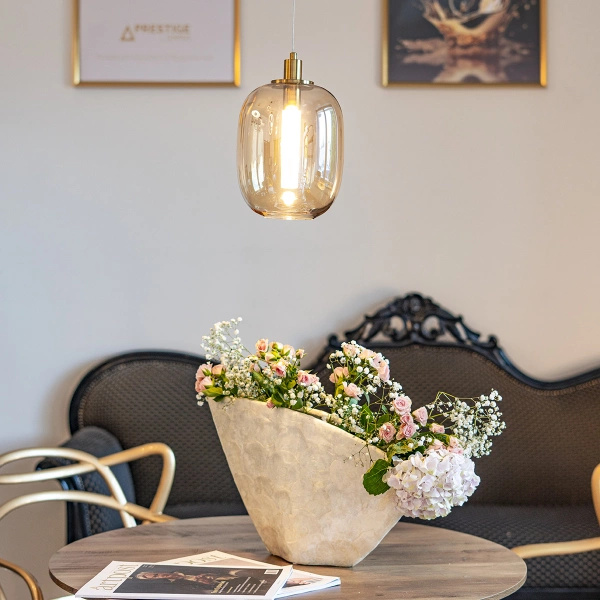 Polar - pendant lamp amber