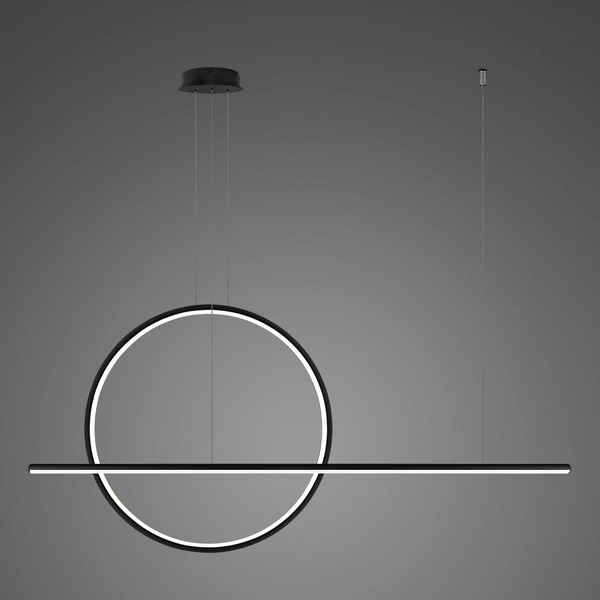 Pendelleuchte Led LINEA No.2 B 80cm schwarz 4k dimmbar