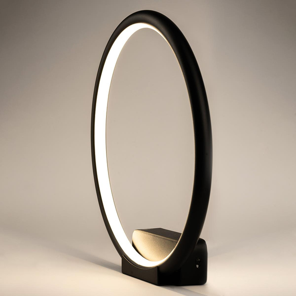 Wandlampe Led Ring No.1 3k schwarz