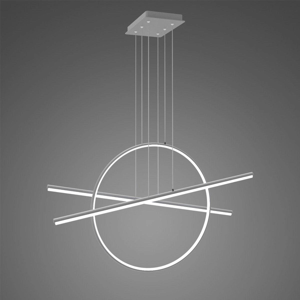 Pendelleuchte Led LINEA No.3  4k silber
