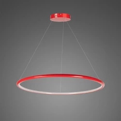 Pendant Lamp Led Ring No.1 Φ100 cm in 4k rose gold  Altavola Design