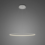 Pendant Lamp Led Ring No.1 Φ40 cm in 3k silver Altavola Design