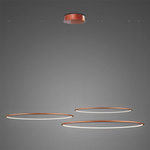 Pendant Lamp Led Ring No.3 Φ80 cm in 4k copper  Altavola Design